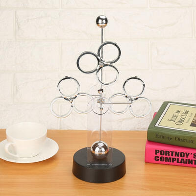 

Greensen Electronic Perpetual Motion Revolving Celestial Model Kinetic Art Craft Desk Decoration