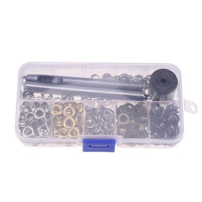 

Metal Eyelet Set DIY Leather Hole Clothes Accessories with Knocking Tool