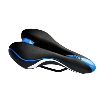 

Bike Silicone Cushion PU Leather Surface Silica Filled Gel Comfortable Hollow Cycling Seat Shockproof Bicycle Saddle