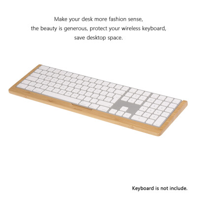 

SAMDI SD-006Wa-3 Keyboard Stand Bamboo Keyboard Tray Dock Holder for Apple IMac