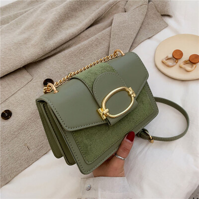 

Popular bag 2019 new wave Korean Joker Messenger bag chain bag simple fashion small square bag