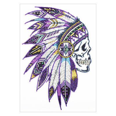 

5D DIY Special Shaped Diamond Painting Indian Skull Embroidery Craft Kits