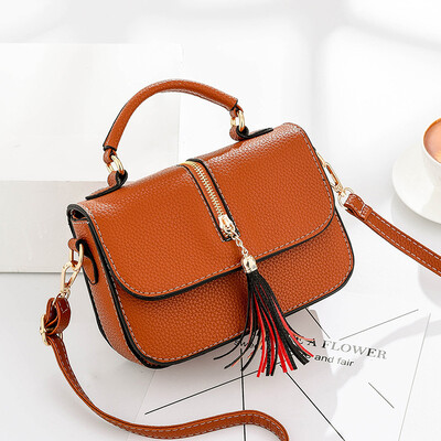 

New bag female 2019 new wave Korean version of the wild handbag ladies bag fashion simple shoulder Messenger bag