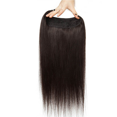 

Thick Hidden Invisible Human Hair Extension One Piece Secret Miracle Wire in Hairpieces No Clip No Tape in Remy Hair