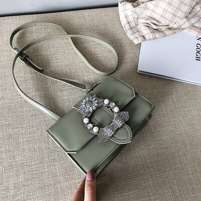 

Luxury Brand Diamond Square bag 2019 Fashion New High Quality PU Leather Womens Designer Handbag Texture Shoulder Messenger Bag