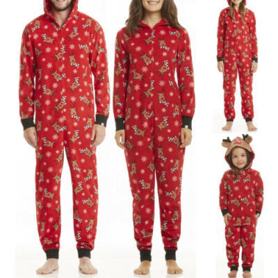 

Family Matching Christmas Pajamas Set Women Mom Baby Kids Sleepwear Nightwear UK