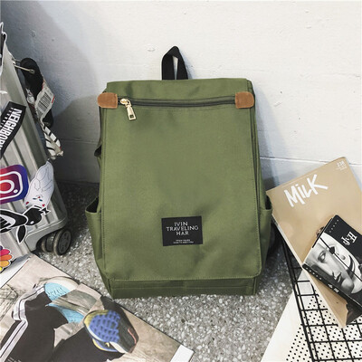 

Insfeng schoolbag female Korean version high school backpack college students feel ancient&fashionable shoulder bag with large