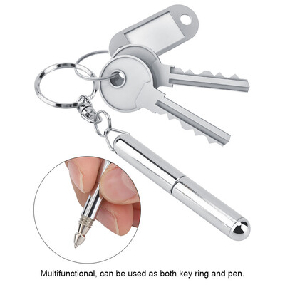 

Greensen 2 in 1 Multifunctional Portable Stainless Steel Telescoping Extendable Key Ring Pen