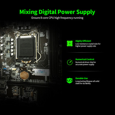 

Jingsha H55 Motherboard -ATX DDR3 LGA 1156 CPU Mainboard Core i5 760