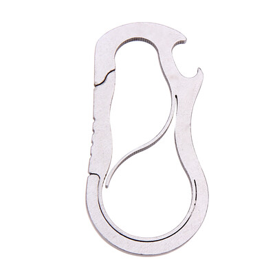

Metal Fast Buckle Outdoor Keychain EDC Equipment Titanium Alloy Carabiner
