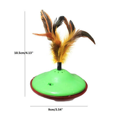 

Pet Cat Kitten Toy Rolling Electric Scratching toys Funny Cat Kitten Play Dolls Tumbler Pet Cat Toys Feather Toy