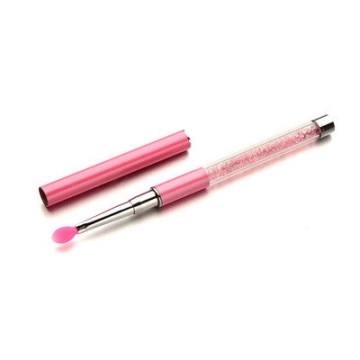 

Toponeto 1pcs Silicone Makeup Brush Cream Concealer Blush Eye Shadow Gel Lip Brushes Tool