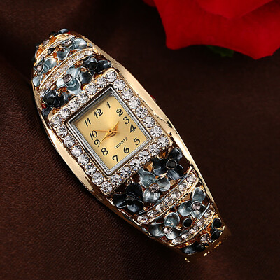 

Bracelet watch ladies flower quartz watch ladies watch