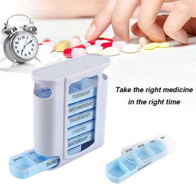 

2018 New Arrival 7 Day Pill Box Medicine Tablet Dispenser Organiser Storage Case