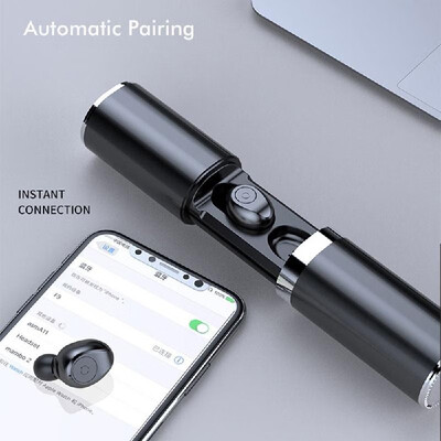

F9 True Wireless Bluetooth In-ear Earbuds Bluetooth 50 TWS Headphones with Mic Charging Case Auto On & Pairing Sport Headset Earp