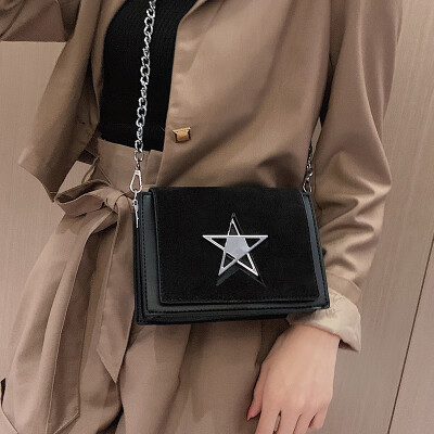 

Ins popular summer small fresh small bag female 2019 new wave Korean version of the wild chain slung small square bag