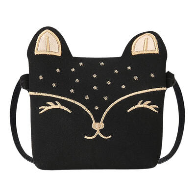 

Cute Fox Kids Leather Mini Shoulder Handbags Girl Flap Coin Messenger Purse
