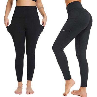 

Tailored Womens Yoga Pants with Pocket High Waisted Tummy Control Workout Leggings