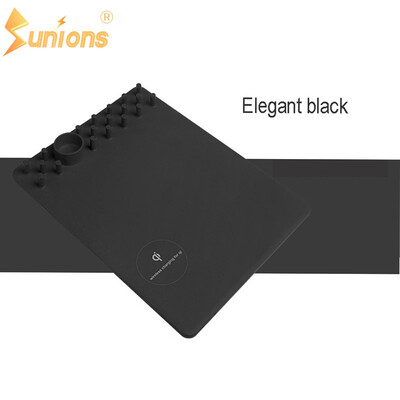 

YIZHEN Multi-purpose wireless charging mouse pad PU material 16258