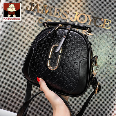 

Womens bag woman 2019 new fashion oblique satchel single shoulder shell bag mini hand-held Korean version of the girl 100