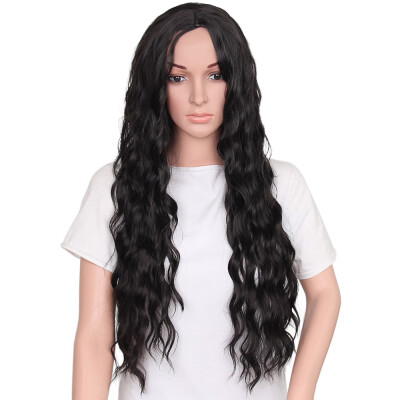 

〖Follure〗Long Wavy Wig Synthetic Wig Cosplay Wig for Women Heat Resistance Fiber BK