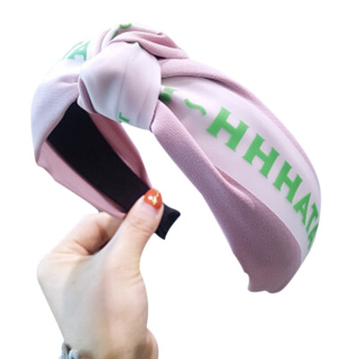

Kawaii Hairband Women Hair Accessories Cross Knot Fabric Headband Girls Hair Hoop Band Headdress