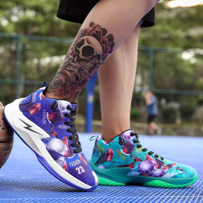 

2019 New Low-top Mandarin Duck Basketball Shoes Mens Shock Absorbing Anti-slip Sports Shoes Breathable Student Travel Shoes Mens