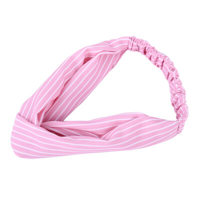 

1pc Hair Accessories Headband Striped Headbands Girl Trendy Women Apparel Accessories Cotton Fabric Headwear