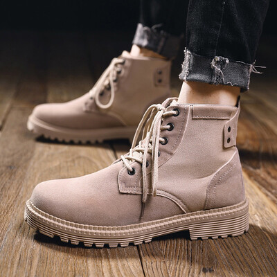 

Joker Martin boots mens British trend wild outdoor high help Martin shoes mens desert tooling boots