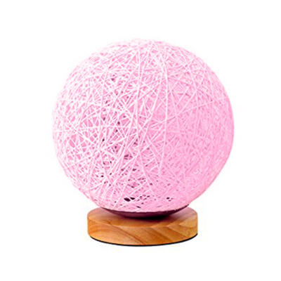 

Creative LED Rattan Ball Night Light USB Bedroom Table Lamp Home Ornaments