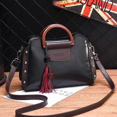 

Womens fashion chic retro European&American atmosphere portable bag Joker shoulder bag slung bag