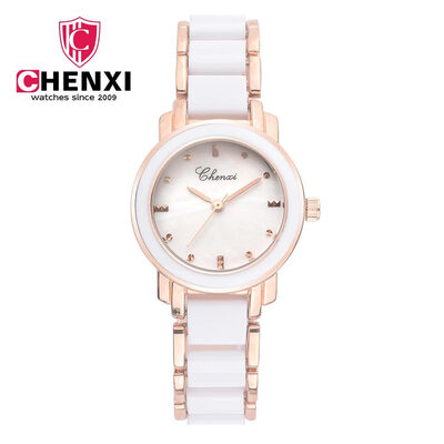 

Chenxiwatch30 womens watch brand watch shell face fashion watch ceramic quartz watch