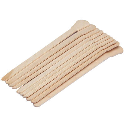 

10pcs Wooden Waxing Wax Body Hair Removal Sticks Applicator Spatula