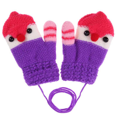 

Cartoon Bird Design Baby Boy Girl Gloves Winter Warm Hands Protector Gloves