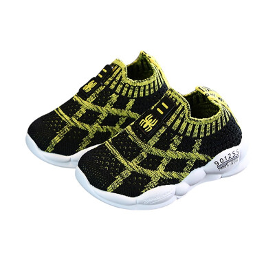 

Children Casual Shoes for Boys Kids Girls Sneakers Breathable Anti-Slip Plaid Print Shoes Toddler Soft Soled Shoes