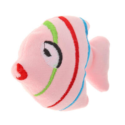 

Cat Catmint Plush Fish Kitten Scratching Teasing Interactive Catnip Toys