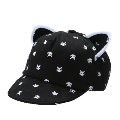 

Lovely Cat Sunhat baby Kids Baseball Cap Children Cartoon Peaked Cap