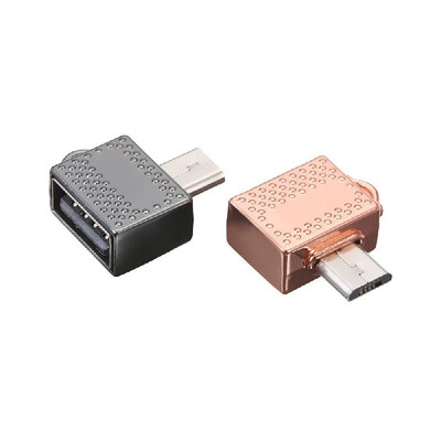 

Mini USB OTG Adapter Micro USB to Type-C Converter for Huawei Xiaomi Samsung Phone Tablet U Disk Gold