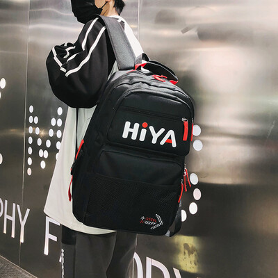 

Japanese Harajuku retro port wind backpack men&women Korean version of the large capacity high school students bag couple travel backpack