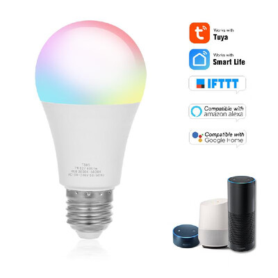 

XZ-170-A Smart WIFI LED Bulb WIFI Light RGBCW Multicolor LED Bulb 7W Dimmable Light Phone Remote Control Compatible with Alexa G
