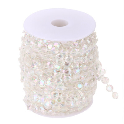 

99FT Garland Diamond Acrylic Crystal Bead Curtain Wedding DIY Party Decor