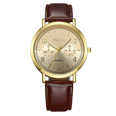 

Business Women Watches Roman Numerals Dial Ladies Casual Quartz Wristwatch Featured Leather Strap Clock Dress Zegarki Damskie50