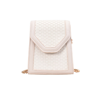 

Tailored Straw Small Bag Woman 2019 New Woven Fashion Shoulder Bag Chain Messenger Bag