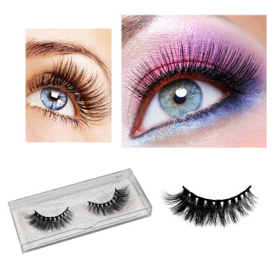 

〖Follure〗1 Pair 3D Natural Thick False Fake Eyelashes Eye Lashes Makeup Extension