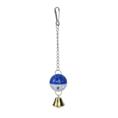

Parrot Toys Pet Bird Parakeet Climb Bite Chew Hanging Swing Bell Ball Toy