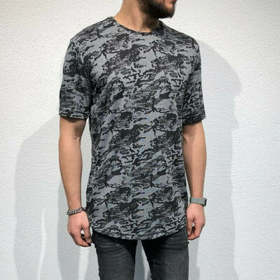 

Fashion Men T-Shirt Casual Print Fashion O Neck Mens Short Sleeve T-Shirt Tops