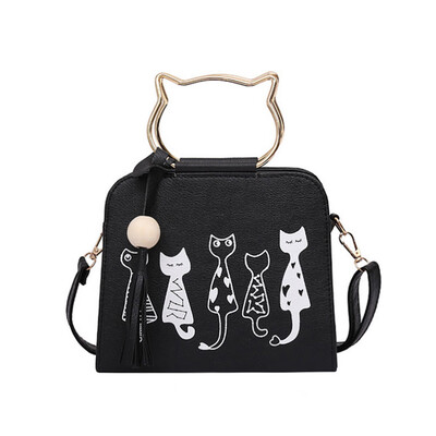 

Tailored Bag 2017 new trend ladies cat handbag shoulder diagonal female package RD