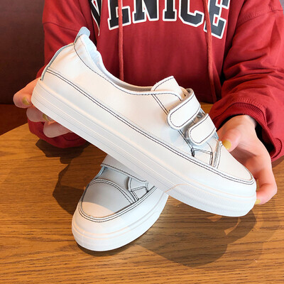

Magic paste small white shoes womens summer board shoes womens soft soles casual shoes Korean version of breathable womens