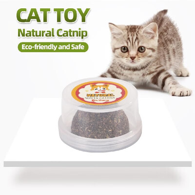

Catnip Toy for Cats Natural Mint Toy Teeth Cleaning Grinding Stimulate Appetite Chew Claw Toy
