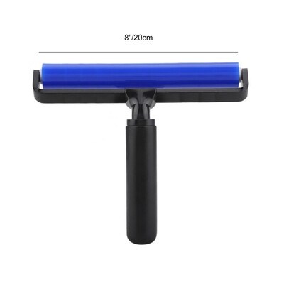 

10 Inch Dust Removal Sticky Silicone Roller Particles Dust Wiper Hair Remover Cleaning Brush Tools for PCB SMT LCD Process